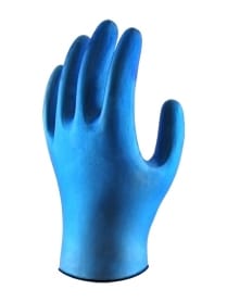 Products: Disposable gloves Nitrile blue powder free 300mm cuff Custom Welded