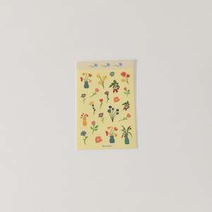 Vintage Flower Sticker