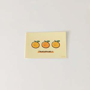 Postcards: Tangerine Postcard