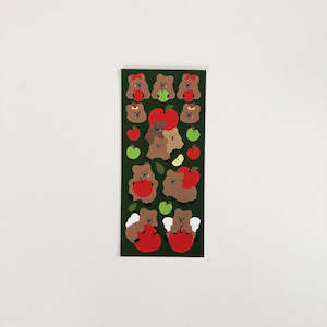 Young Forest: *LAST ONE* Apple Quokka Seal Sticker