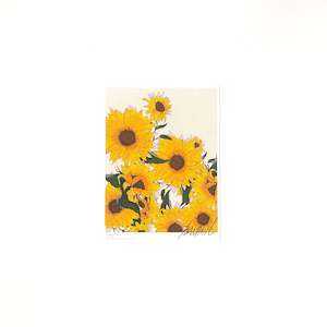 Banasil: A5 Flower Poster - Sunflower