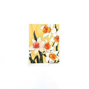 11 11 Sale: A5 Flower Poster - Daffodil