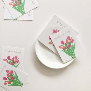 Flower Postcard Set (Tulip)