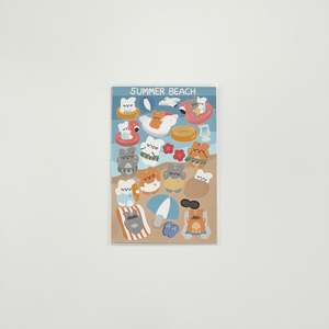 Stickers: SUMMER BEACH STICKER