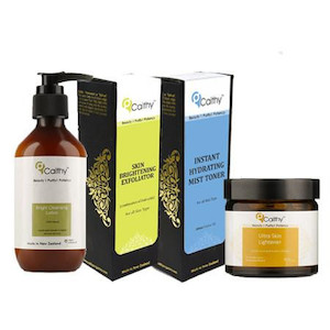 Set - Essential skin brightening routine with exfoliator enrichbeauty