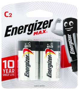 Energizer Max C Battery - 2pk