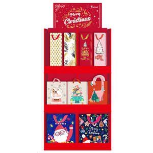 Products: Xmas Asstd Gift Bags W/Display