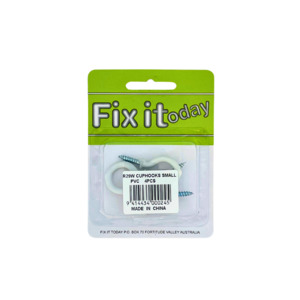 Fix It: R29W F.I.T. Small Cup Hooks - White