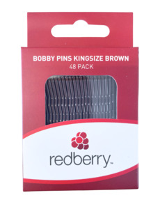 R/B Bobby Pins K/Size - Brown