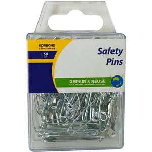 Korbond Safety Pins 50pk