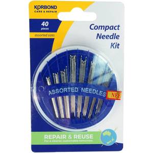 Haberdashery: Korbond Compact Needle Kit 40pk