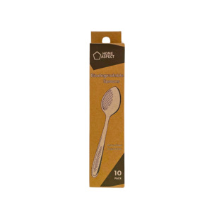 Homeware: Biodegradable Sugarcane Spoons 10pk