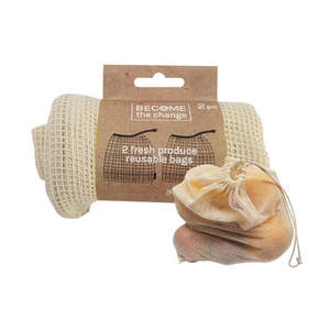 Homeware: Reusable Cotton Produce Bag 35cm