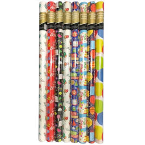 Birthday Wrapping Paper 70cmx3m - Ctn 36