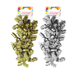 Gift Wrapping Ribbon - Silver & Gold 3pk