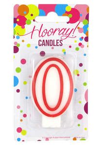 Hooray Numerical Candle - No0