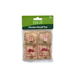 F.I.T. Wooden Mouse Trap 2pk