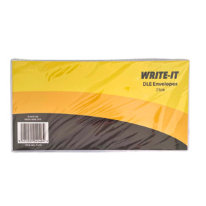 W-it DLE Envelopes 114x225mm 25pk