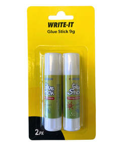 W-it Glue Stick 2pk - 9g