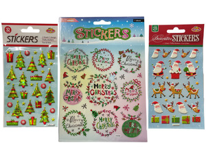 Clearance: Xmas Stickers Asstd**