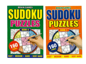 Keep The Kids Entertained: Sudoku Puzzle Book 160pg