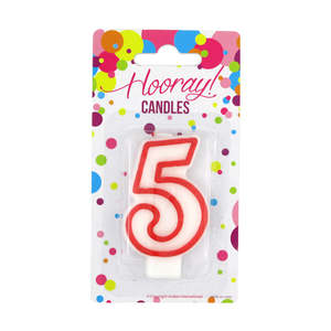 Hooray Numerical Candle - No5