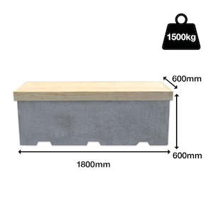 Concrete Bollard: 1800 BollardBloc