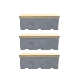 3 x 1800 BollardBloc