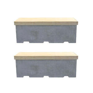 Concrete Bollard: 2 x 1800 BollardBloc
