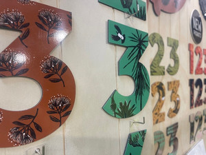 Products: Colourful Street art numbers Epic Aotearoa