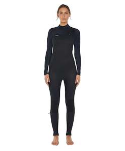 Wetsuit Surf: O'Neill Woman's Hyperfreak CZ Full 4/3mm Wetsuit, Surfing