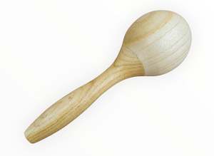Baby: Natural Wooden Maraca