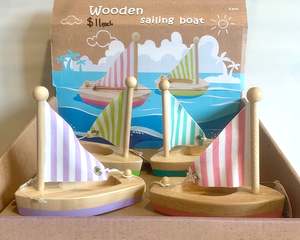 Wooden Sailing Boat