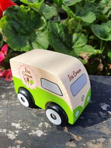Wooden Vehicles: Wooden Ice-Cream Combi