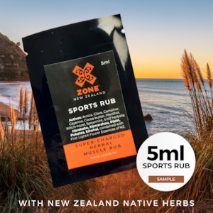 Athletes choice: X-ZONE SPORTS RUB  - 5ml Sample