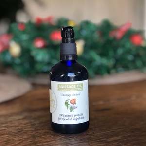 Frontpage: 'DAMAGE CONTROL' MASSAGE OIL - By Nudi Point 100ml