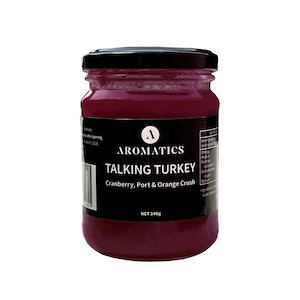 Condiment: Aromatics Talking Turkey Cranberry, Port & Orange Crush Sauce 240g