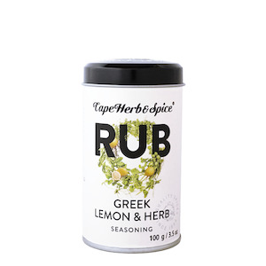Cape Herb: Cape Herb Greek Lemon & Herb Seasoning Rub 100g