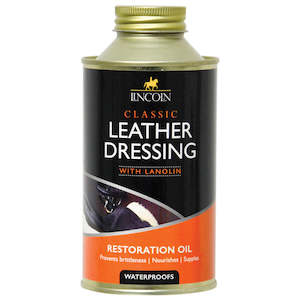 Leather Care: Lincoln leather dressing 500ml