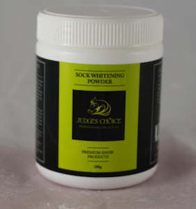 Show Ring: JUDGES CHOICE SOCK WHITE POWDER