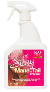 Bathing: Naf silky mane/tail detangler
