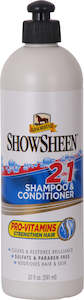 Shampoo And Accessories: ABSORBINE SHOWSHEEN 2 IN 1 SHAMPOO & CONDITIONER