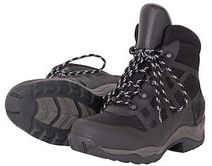 Footwear: Cavallino synthetic all weather black boots