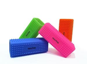 Hairy pony grooming block