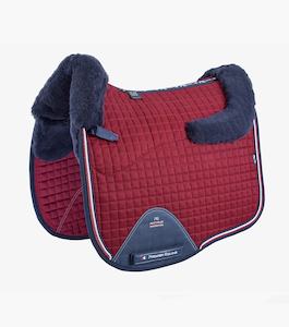 Products: Merino Wool Dressage Saddle Pad, Burgundy – Equestrio Style
