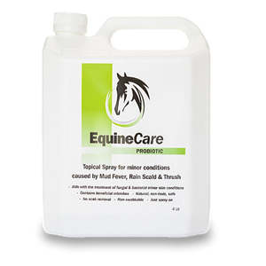 Products: EquineCare Probiotic Topical – 4L Refill + FREE 1L Topical spray with trigger.