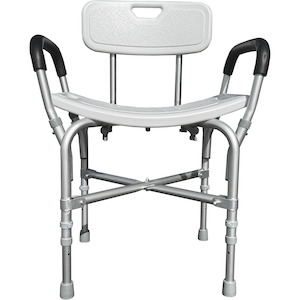 Heavy Duty Bath Bench with Back & Arms