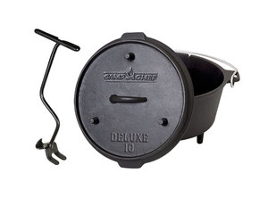 Products: Camp Chef 10" Cast Iron Deluxe Dutch Oven - 6 Quart