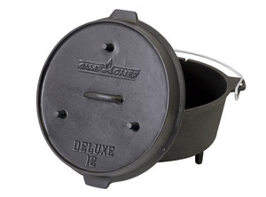 Products: Camp Chef 12" Cast Iron Deluxe Dutch Oven - 9 Quart