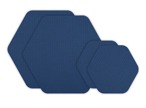 Gear Aid Tenacious Tape Hex Patches - Blue 30D Ripstop